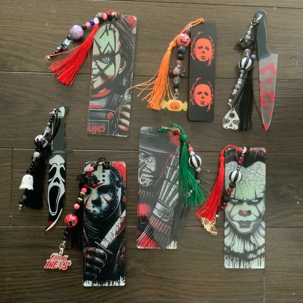 Hand made book marks and keychains/purse charms great stocking stuffers!